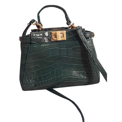 fendi wave peekaboo|fendi peekaboo crocodile.